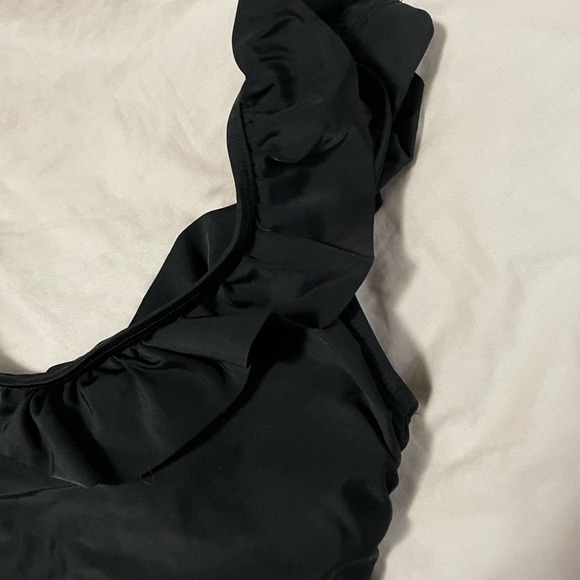 SOLD Sugar coast by Loli swim ruffle one piece swimsuit open back size medium - Picture 3 of 7